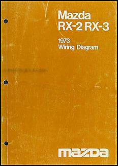 1973 Mazda RX-2 and RX-3 Original Wiring Diagram 