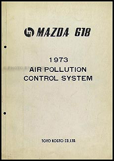 1973 Mazda 618 Air Pollution Control System Manual Original 