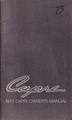 1973 Mercury Capri Owner's Manual Original