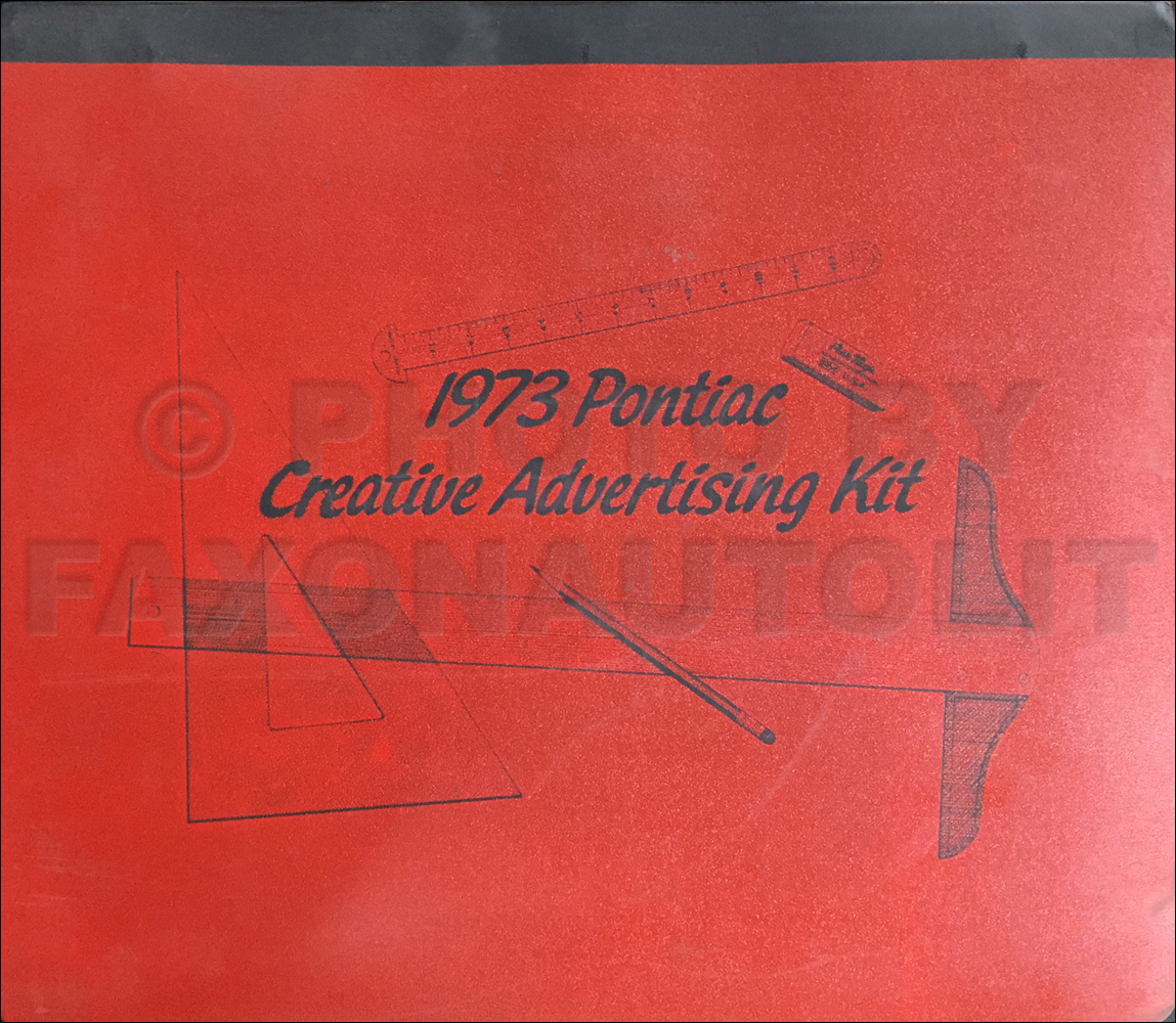 1973 Pontiac Dealer Advertising Planner Original