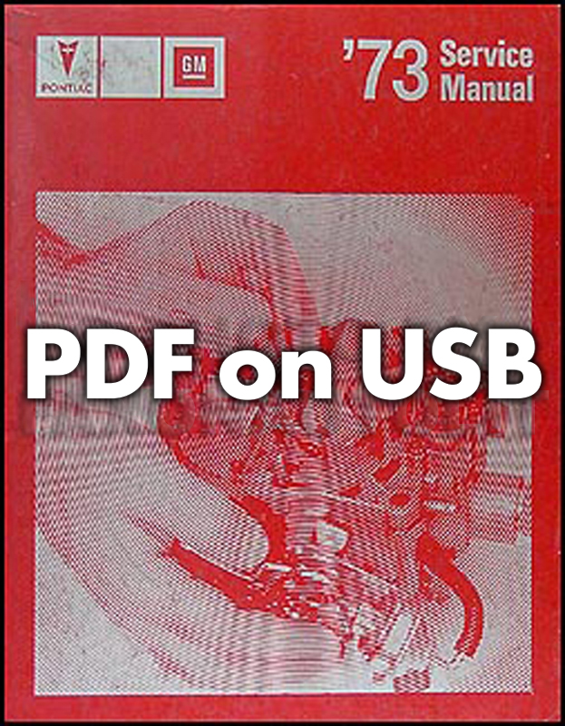 1973 Pontiac CD-ROM Shop Manual  & Body Manual -- All Models