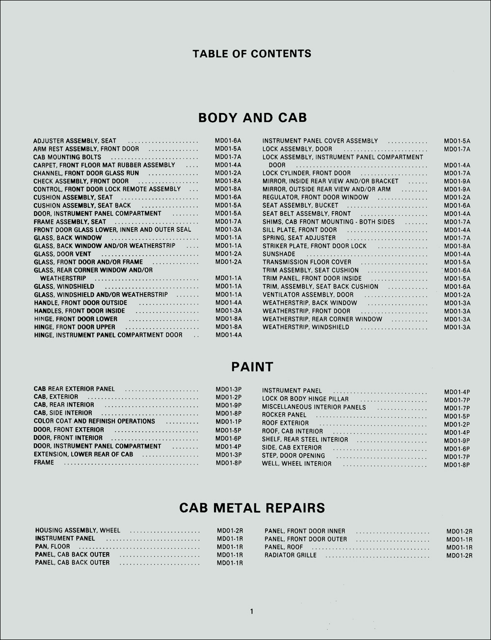 1974-1975 Chevrolet Medium Duty Truck Labor Time Guide Manual Original