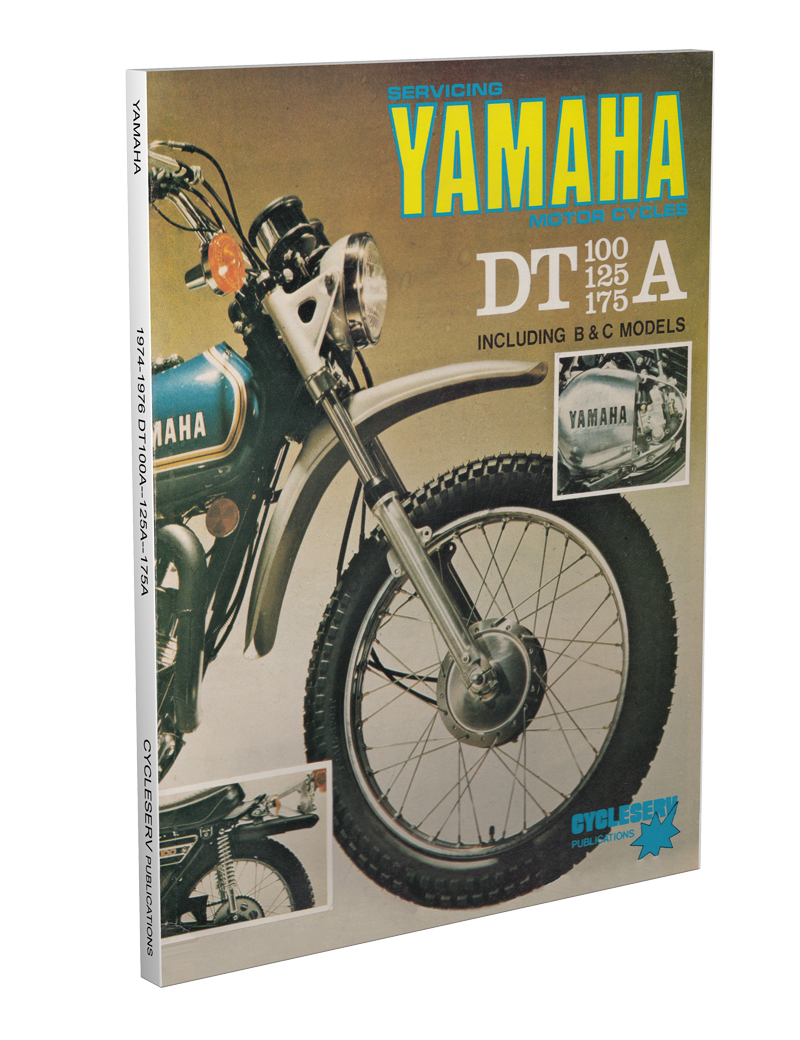 1974-1976 Yamaha DT 100/125/175 Cycleserv Shop Manual Enduro Motorcycle