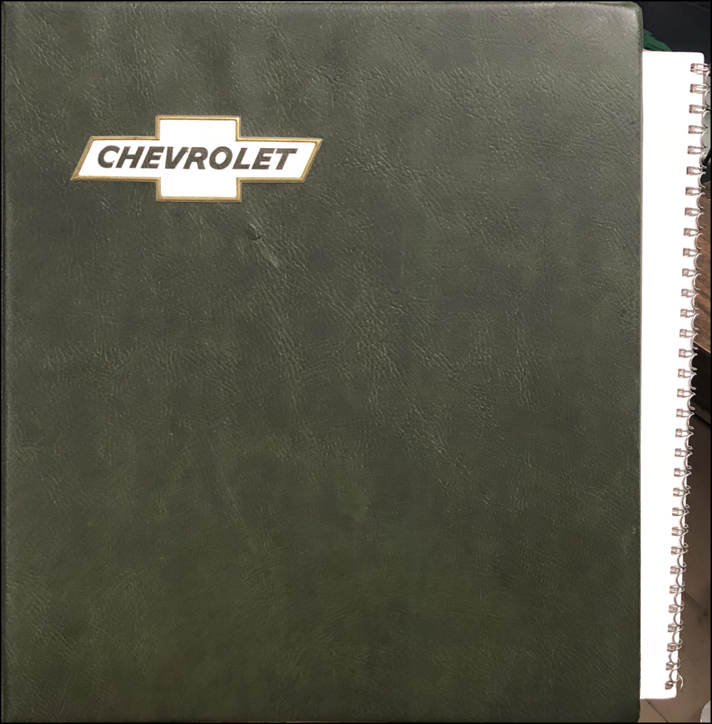 1974 Chevrolet Car Data Book and Color and Upholstery Dealer Album Original