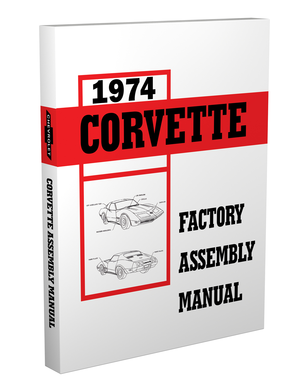 1974 Corvette Factory Assembly Manual Reprint