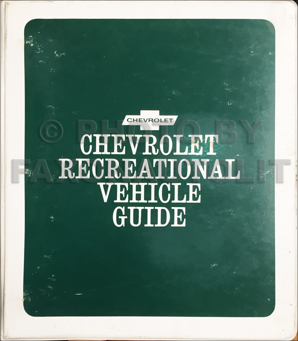1974 Chevrolet Recreational Vehicle Dealer Album Original Motorhome Camper and Towing