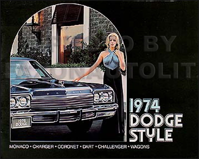 1974 Dodge Car Sales Catalog Original
