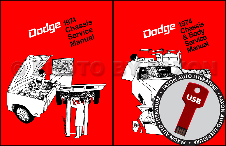 1974 Dodge Car CD-ROM Shop Manual 