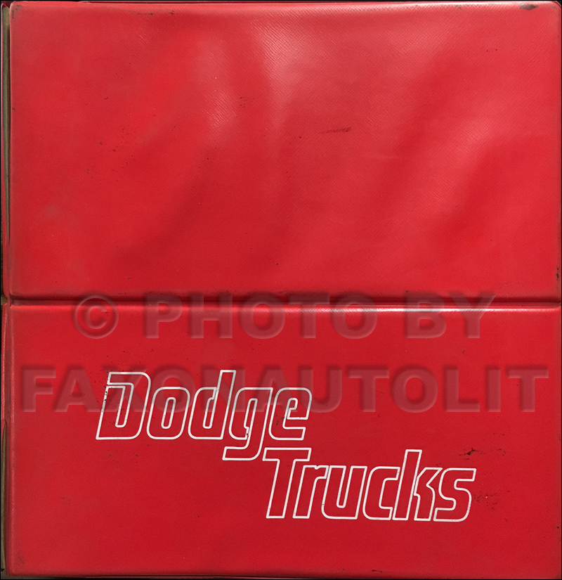 1975 Dodge Truck Data Book Sales Album Original