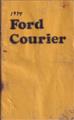 1974 Ford Courier Owner's Manual Original