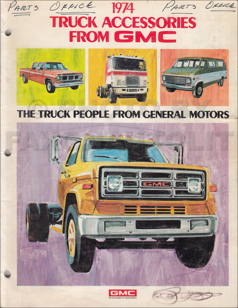 1974 GMC Accessories Dealer Album Original