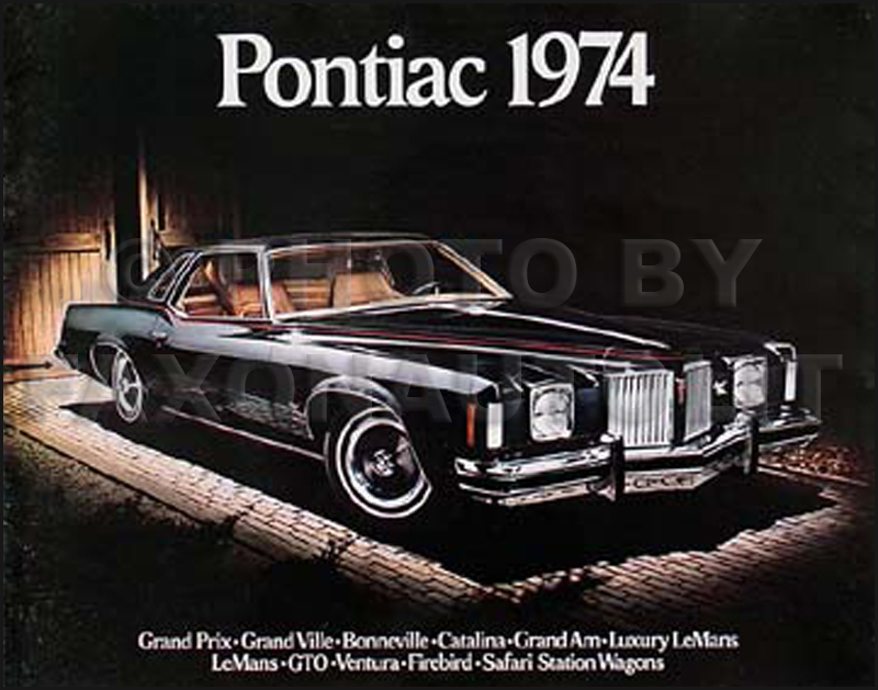 1974 Pontiac Original Sales Brochure
