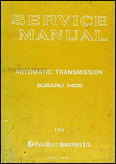 1974 Subaru Automatic Transmission Manual Original 