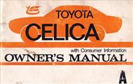 early 1974 Toyota Celica Owner's Manual Original No. 9680A