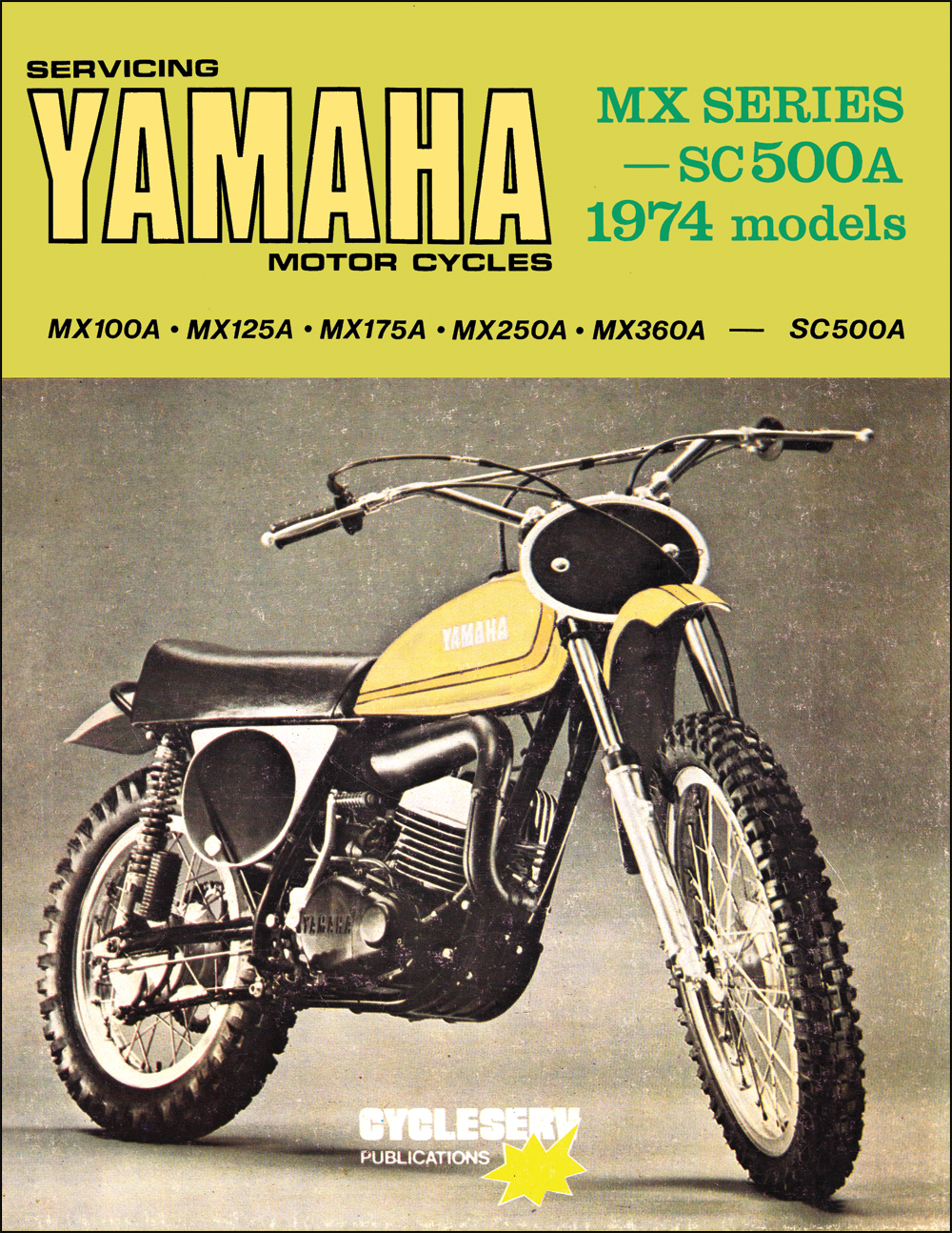 1974-1975 Yamaha XS650 & TX650 Cycleserv Shop Manual