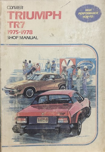 Clymer Shop Manual Triumph TR7 1975-1978