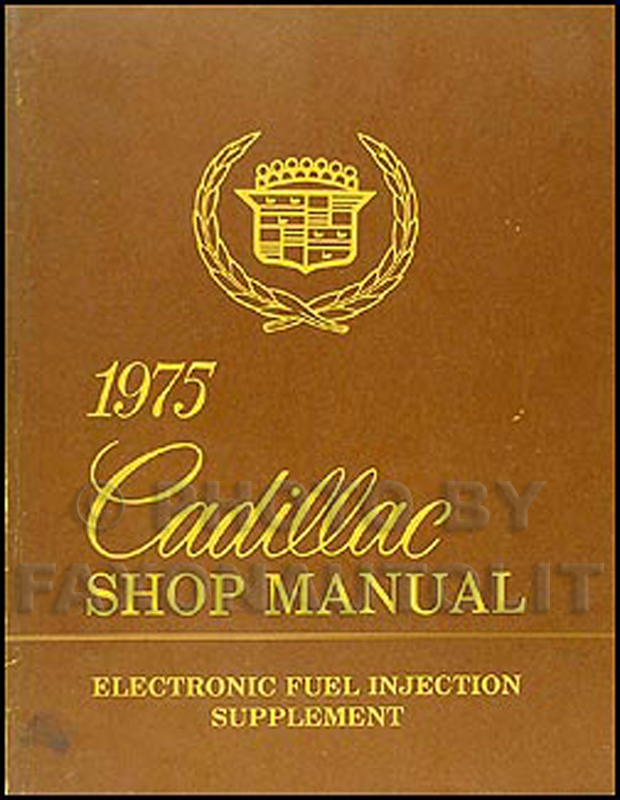 1975 Cadillac Electronic Fuel Injection Shop Manual Original 