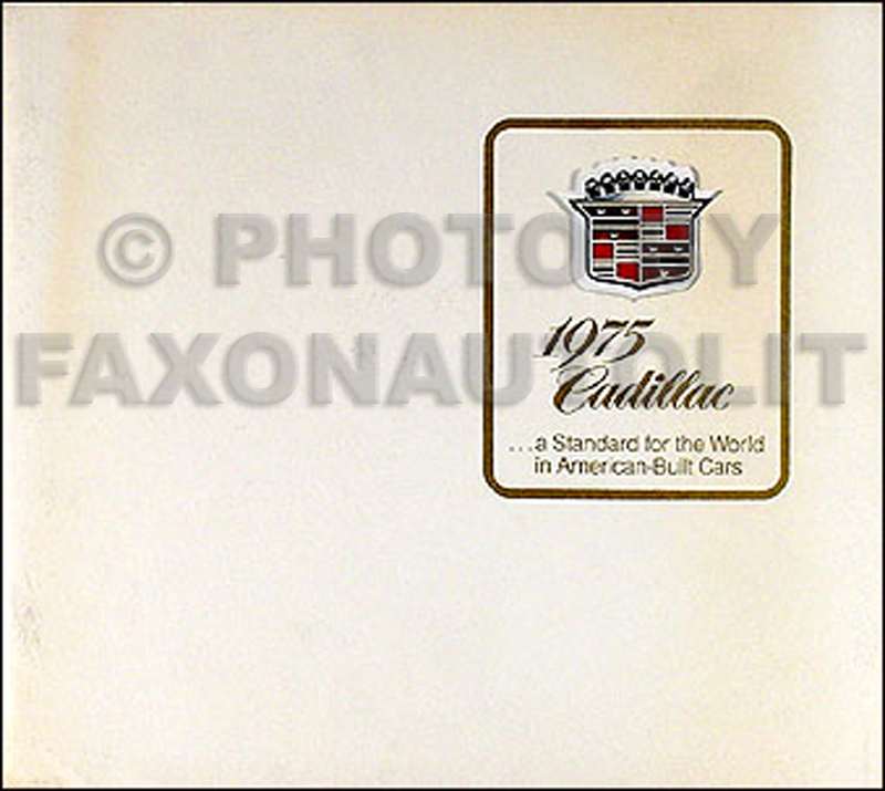 1975 Cadillac Original Sales Catalog Eldorado/Deville/Fleetwood