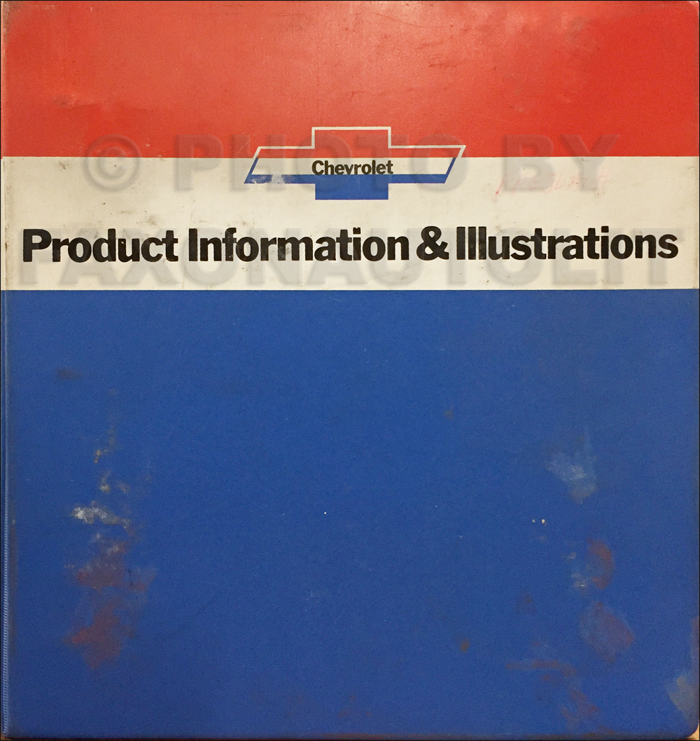 1975 Chevrolet Car Data Book Original