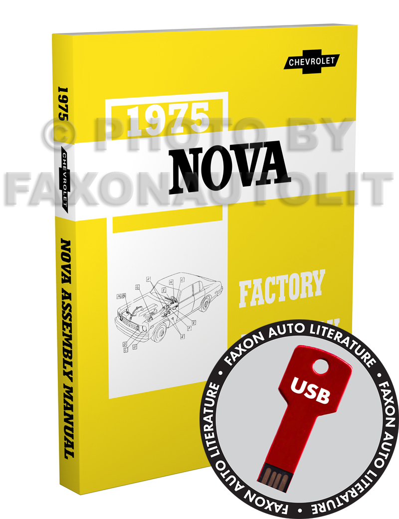 USB 1973-1976 Chevrolet Nova Assembly Manual 