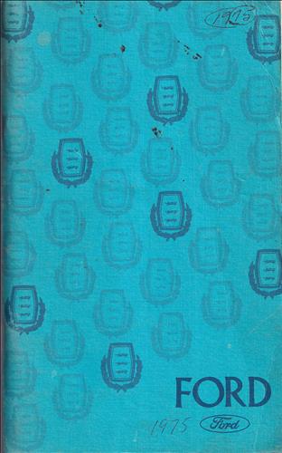 1975 Ford LTD and Custom 500 Owner's Manual Original