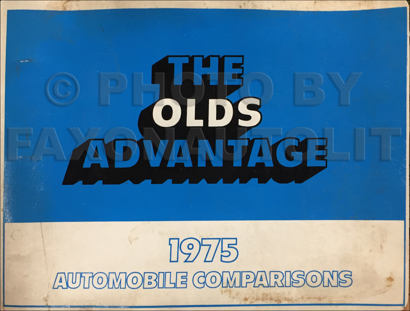 1975 Oldsmobile Competitive Comparison Guide Original