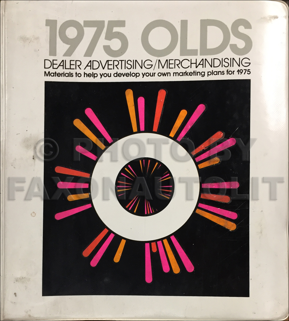1975 Oldsmobile Dealer Advertising Planner Original