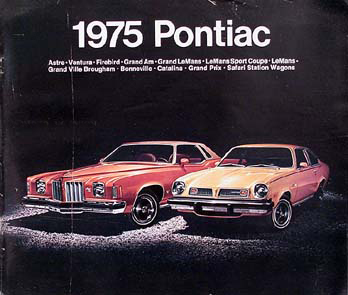 1975 Pontiac Original Sales Catalog