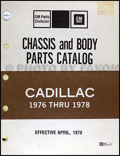 1961 CADILLAC  SHOP/BODY /PARTS MANUAL ON CD 