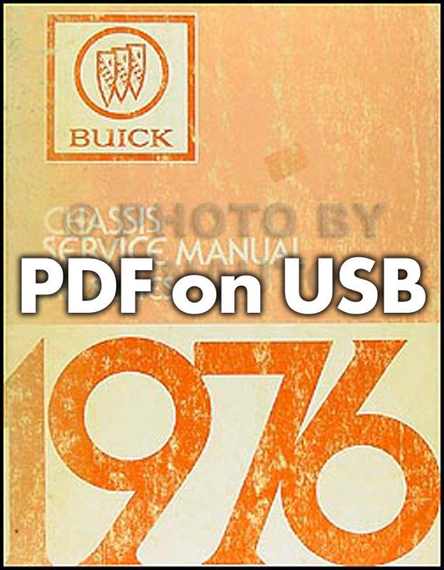 1976 Buick CD-ROM Shop Manual & Body Manual 