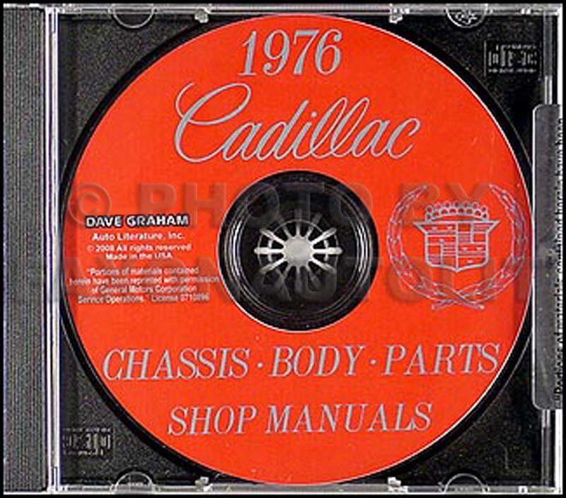 1976 Cadillac Seville Parts Book on CD-ROM