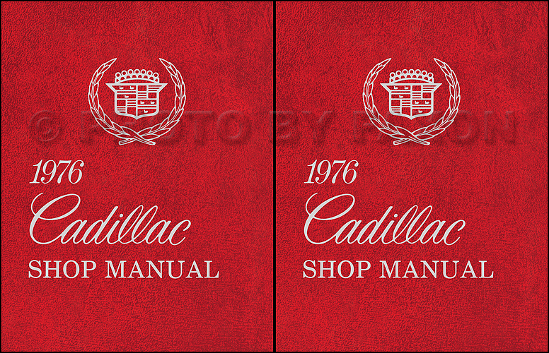 1976 Cadillac Repair Shop Manual Reprint 2 Volume Set