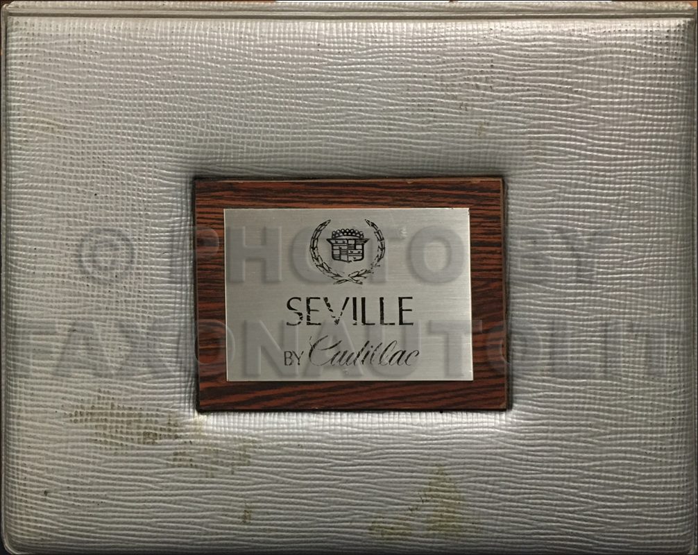 1976 Cadillac Seville Data Book and Color & Upholstery Album