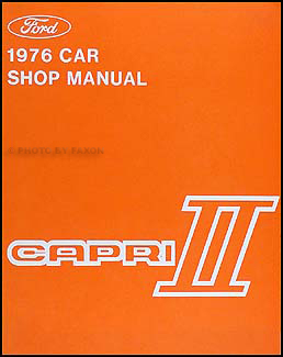 1976-1977 Mercury Capri II Repair Manual Original