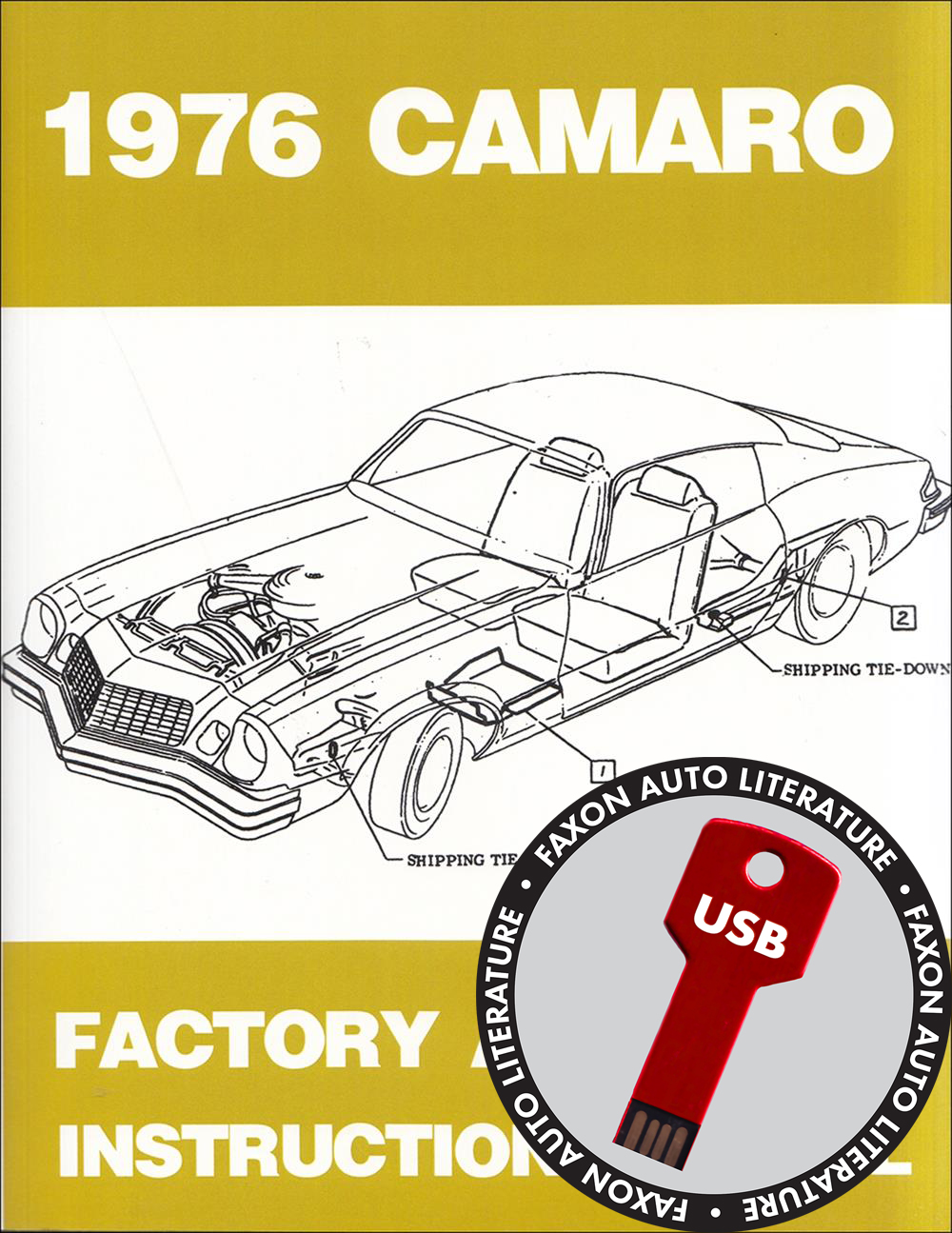 1973-1976 Camaro Factory Assembly Manuals on USB