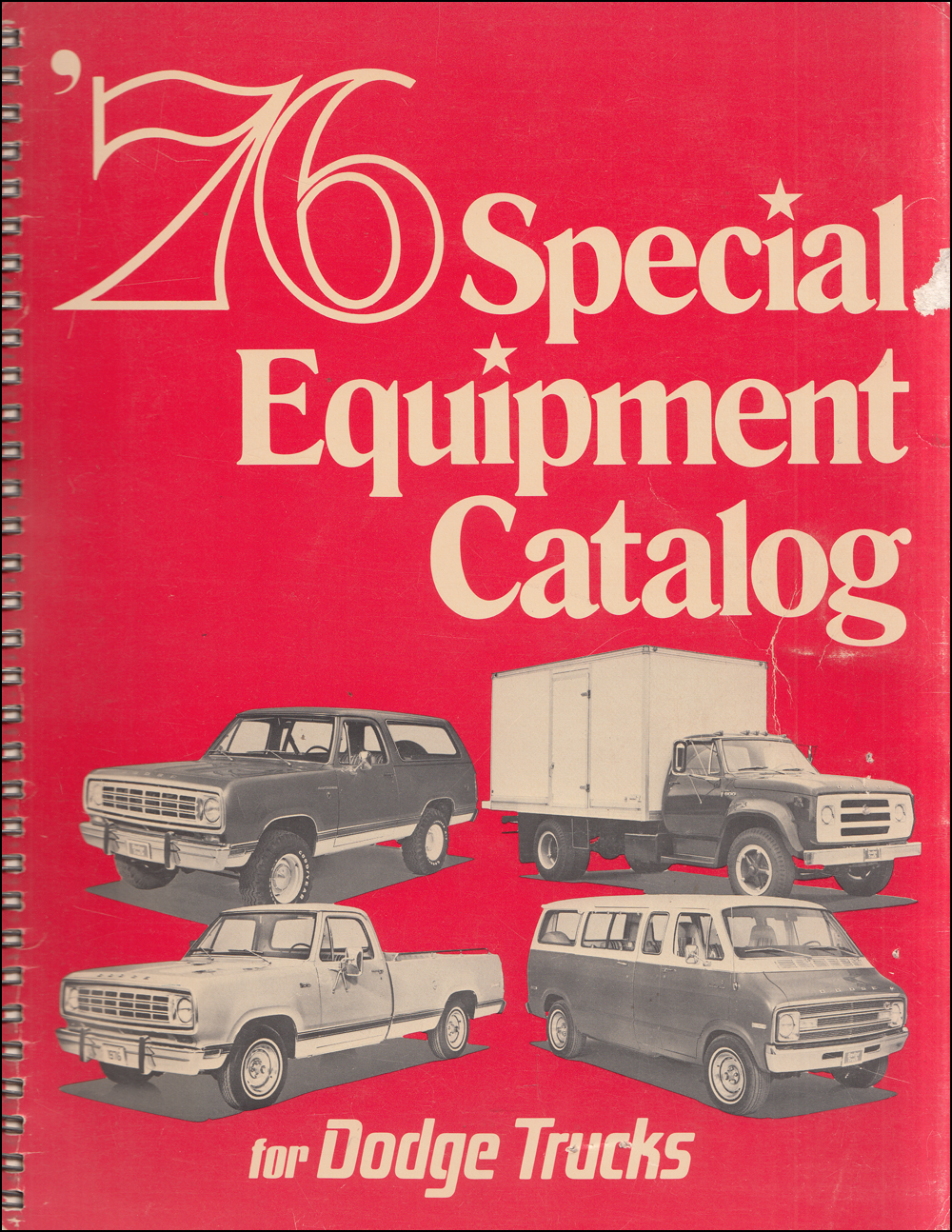 1976 Dodge Truck Special Equipment Catalog Dealer Album