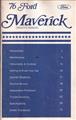 1976 Ford Maverick Owner's Manual Original