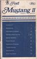1976 Ford Mustang II Owner's Manual Original