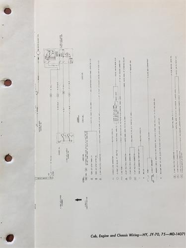 1976 GMC Chevy 7000 7500 Conventional Wiring Diagram Original Caterpillar 3208 Diesel