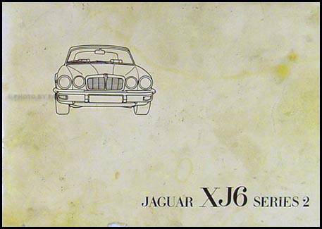1976 Jaguar XJ6 Owner's Manual Original