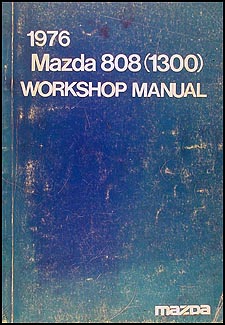1976 Mazda 808 (1300) Mizer Repair Manual Original 