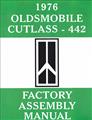 1976 Oldsmobile Assembly Manual Cutlass S Supreme Salon Vista Cruiser 442