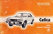 1976 Toyota Celica Owner's Manual Original