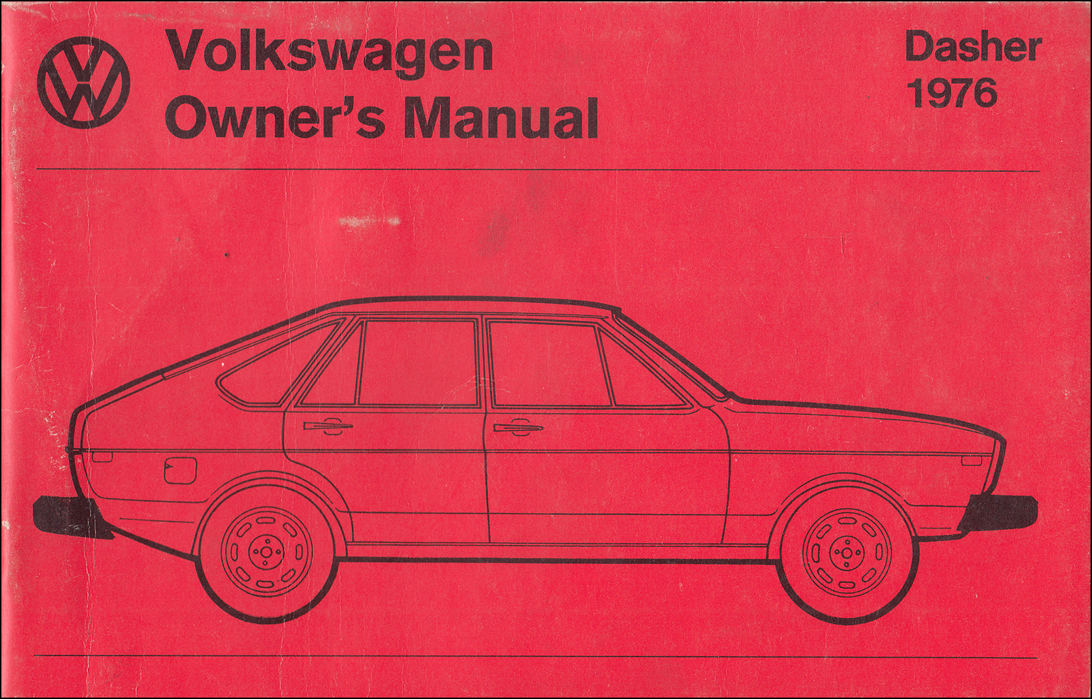 1976 Volkswagen Dasher Owner's Manual Original