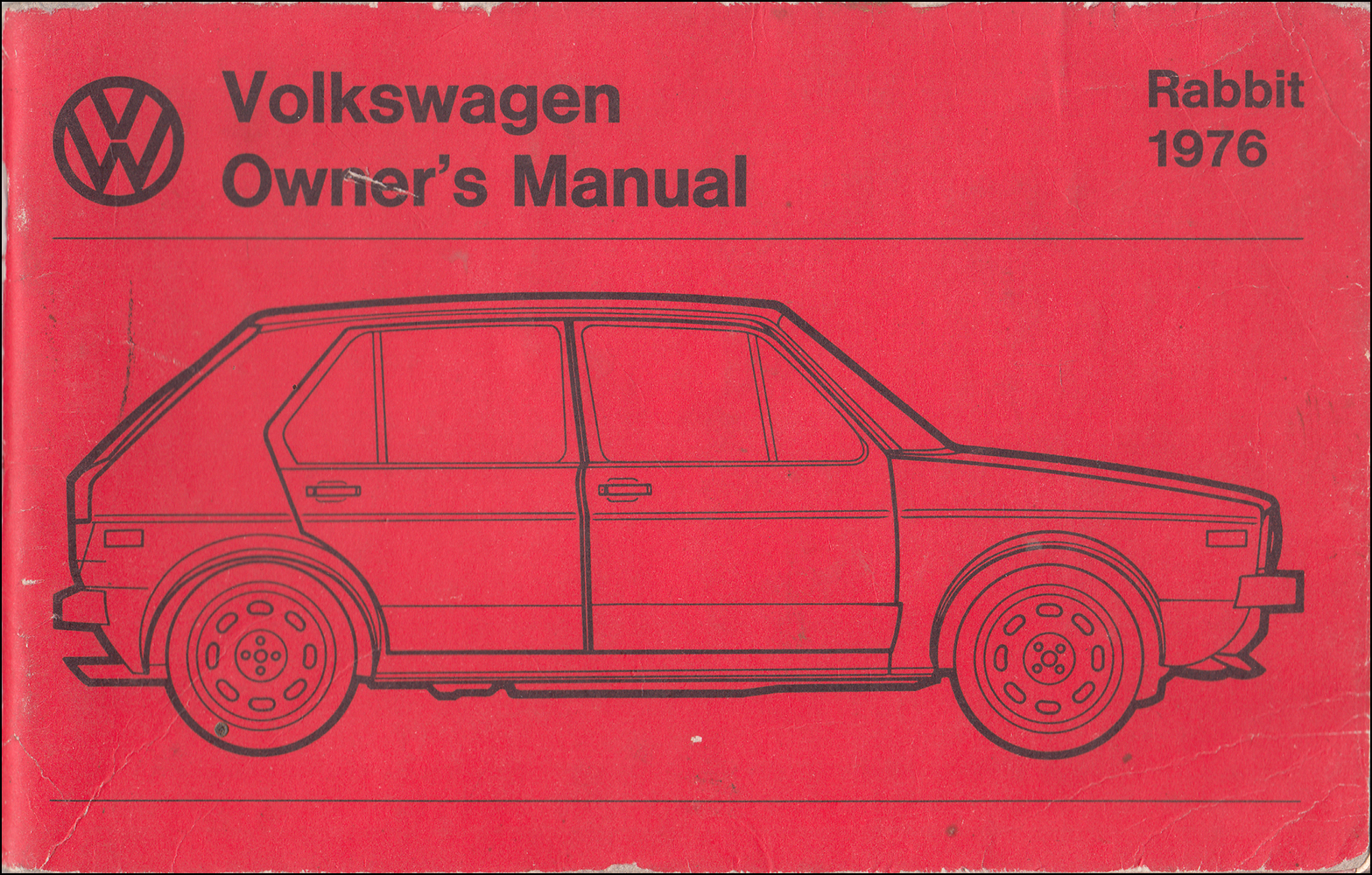 1976 Volkswagen Rabbit Owner's Manual Original