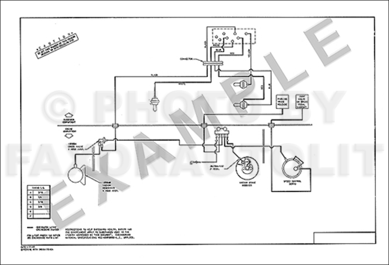 1983 Ford Mustang and Mercury Capri Wiring Diagram Foldout Electrical Schematic 