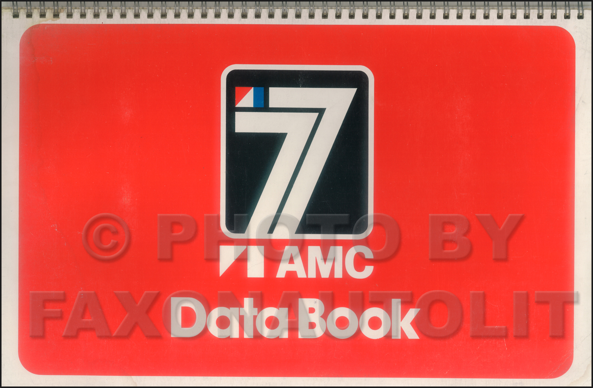 1977 AMC Data Book Original Gremlin Hornet Pacer Matador