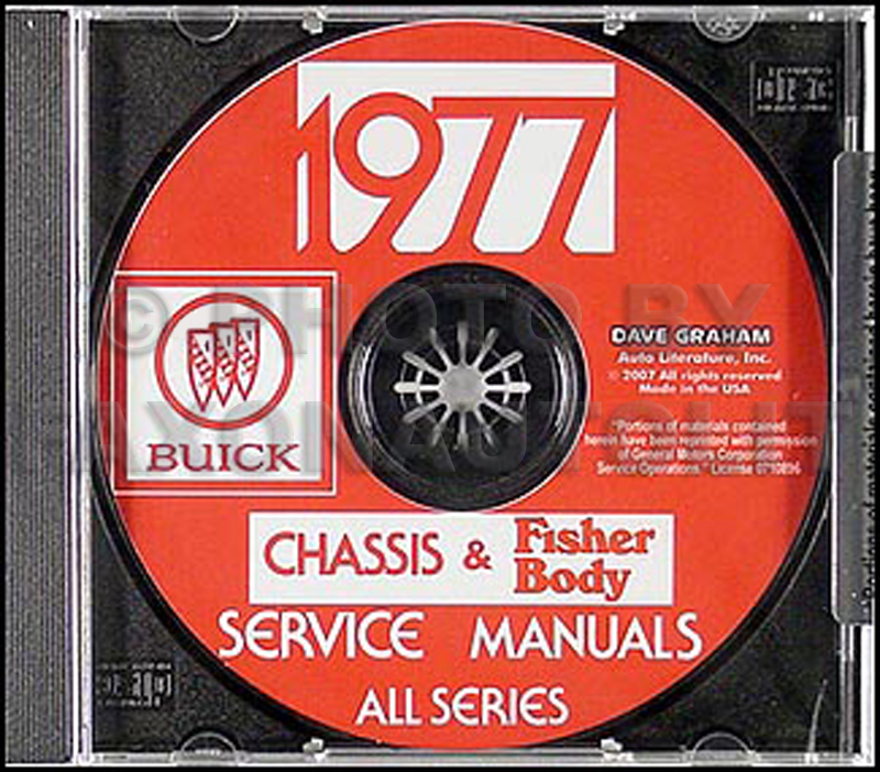 1977 Buick Shop Manual & Body Manual CD-ROM