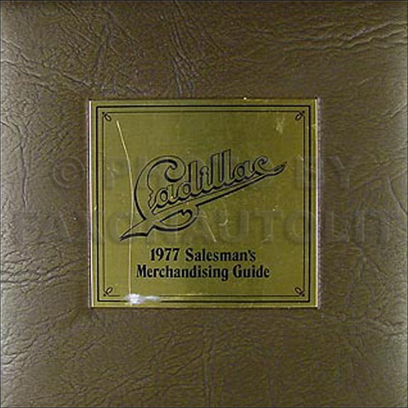 1977 Cadillac Merchandising Guide