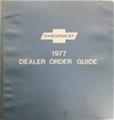 1977 Chevrolet Dealer Order Guide Original Album